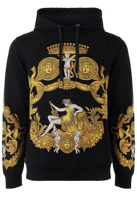 versace collection crewneck sweatshirt|Versace hoodie men.